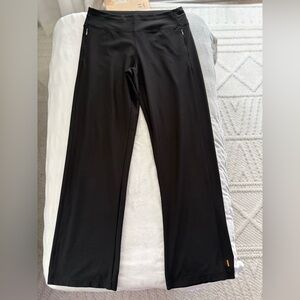 Lucy Black Wide-Leg yoga pants black medium